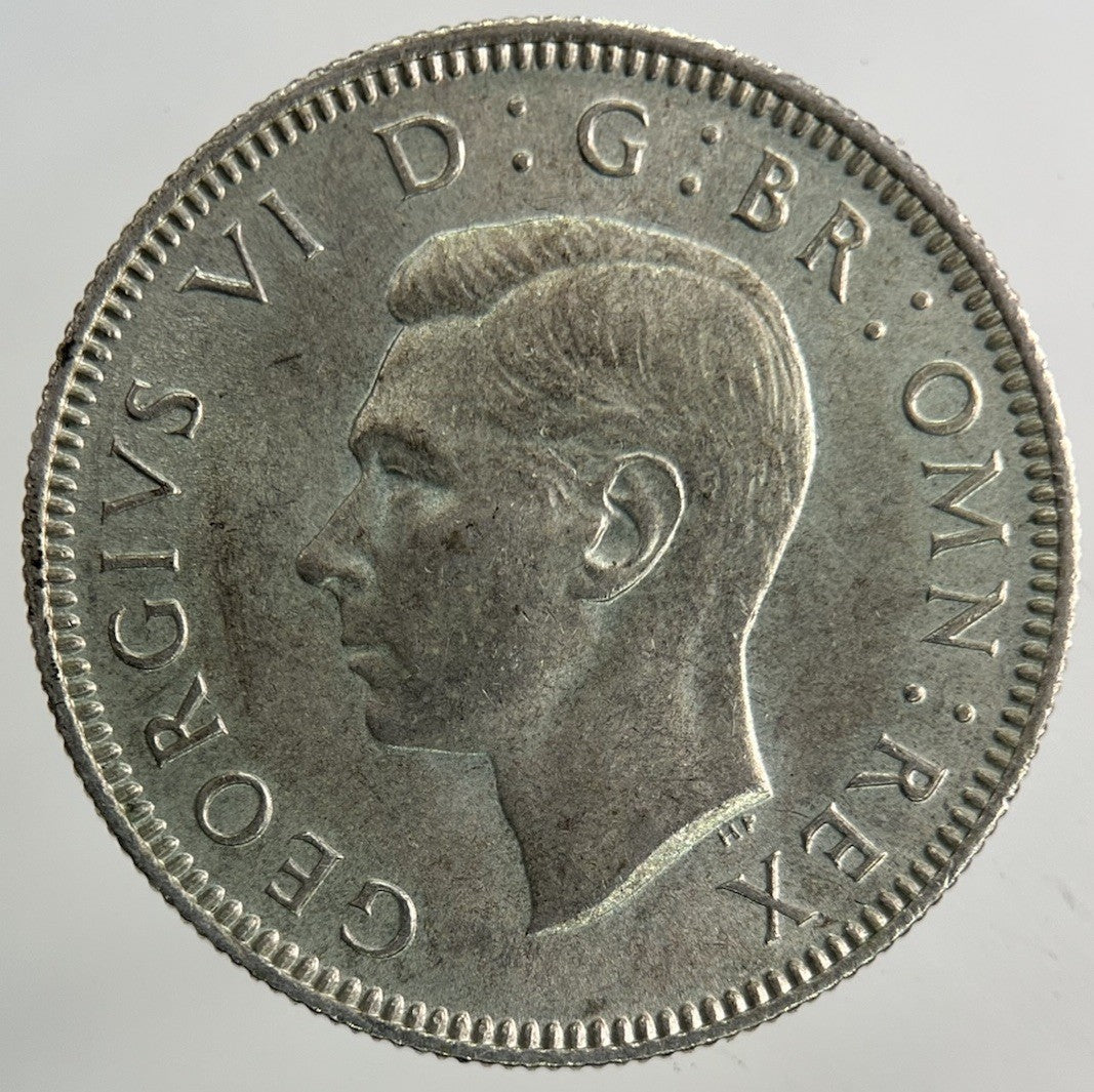 1945 George VI Shilling Silver Coin | Very High Grade