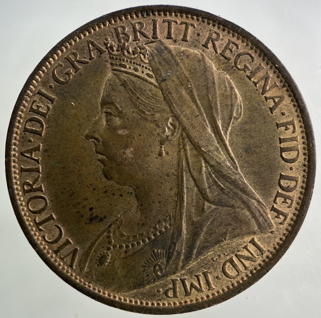 1899 Victoria One Penny Coin | Very High Grade