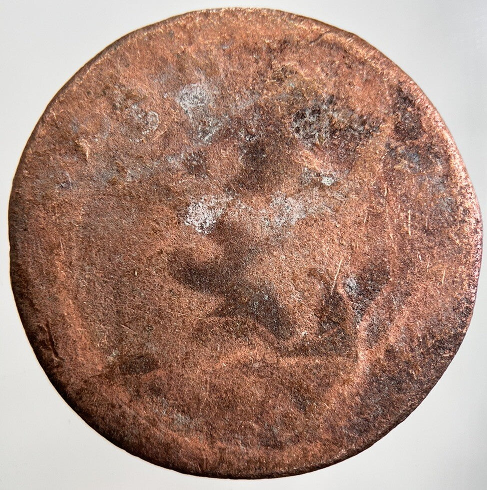 George II 2nd Half - Penny Coin | Worn Grade | a954