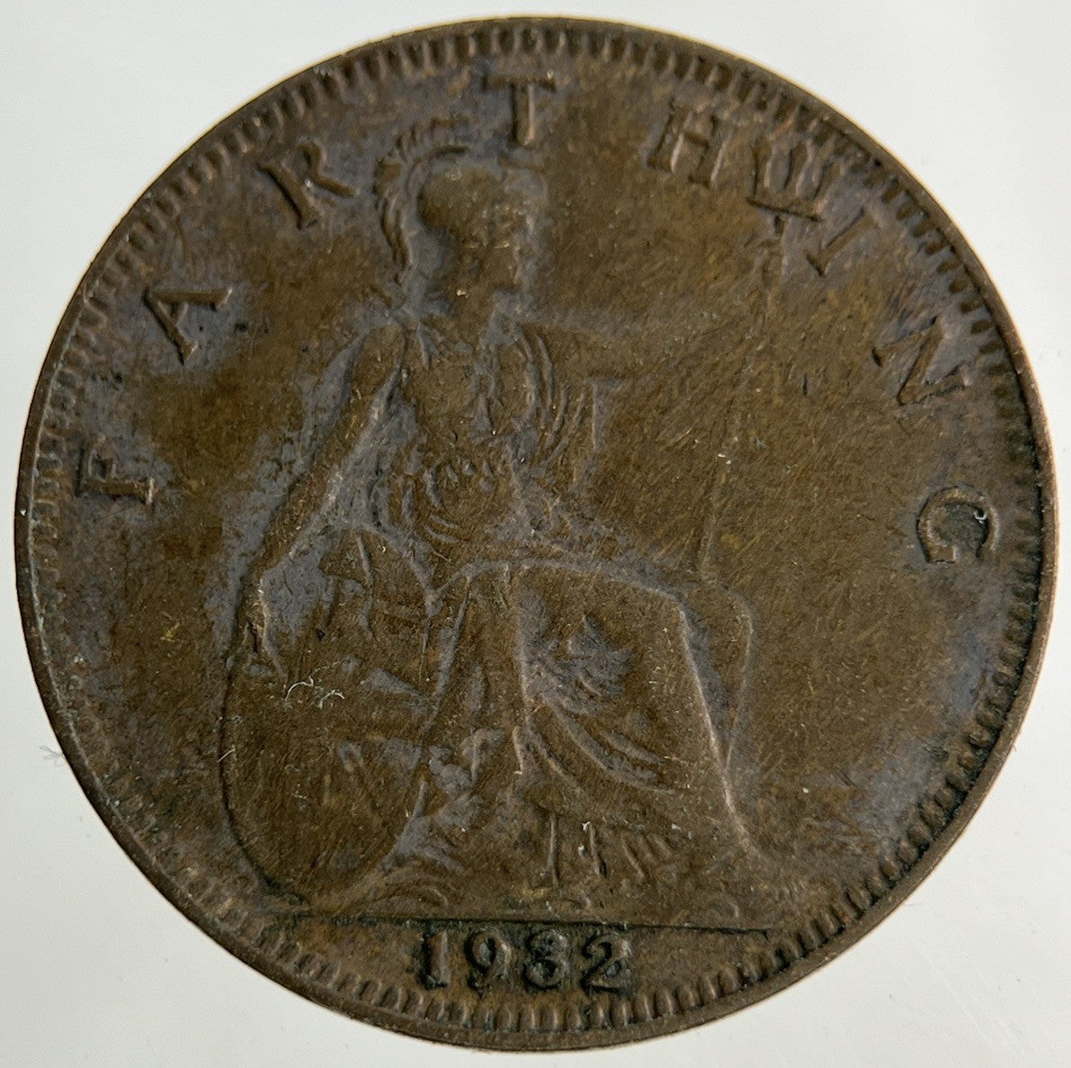 1932 George V Farthing Coin | Fine Collectable Grade