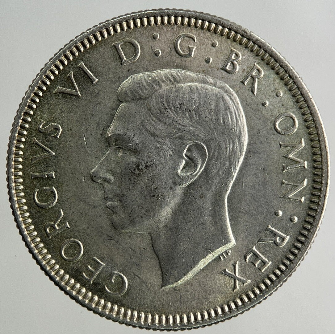 1937 George VI Shilling Silver Coin | Very High Grade