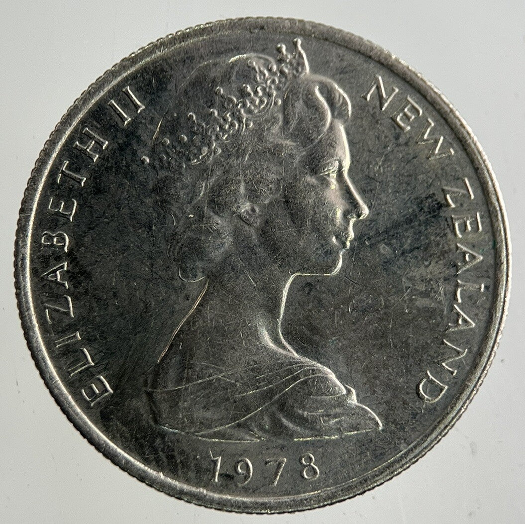 1978 New Zealand 5 Cents Coin | Fine Collectable Grade