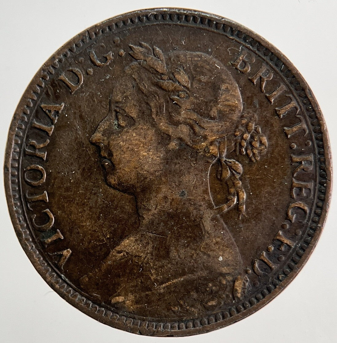 1891 Victoria Farthing Coin | Very High Grade | a9742