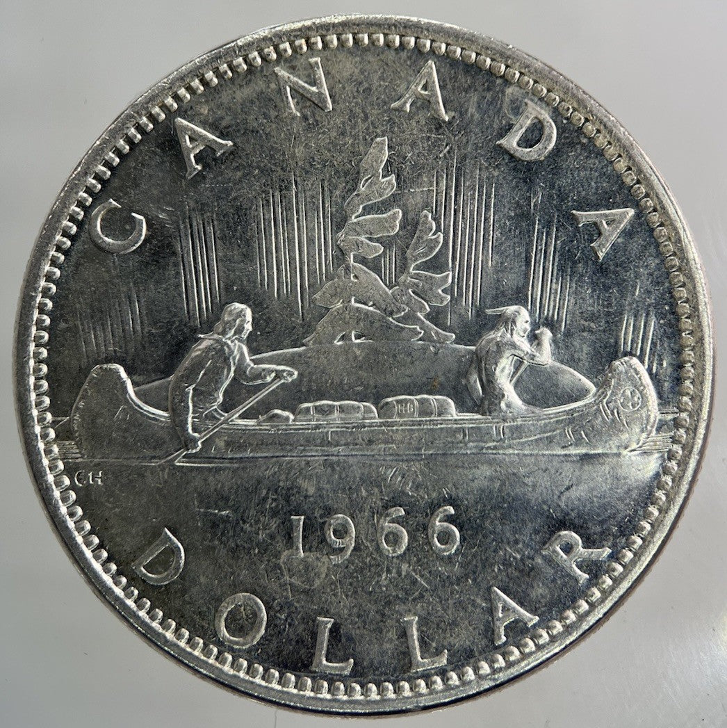 1966 Canada 1 Dollar Silver Coin | Fine Collectable Grade