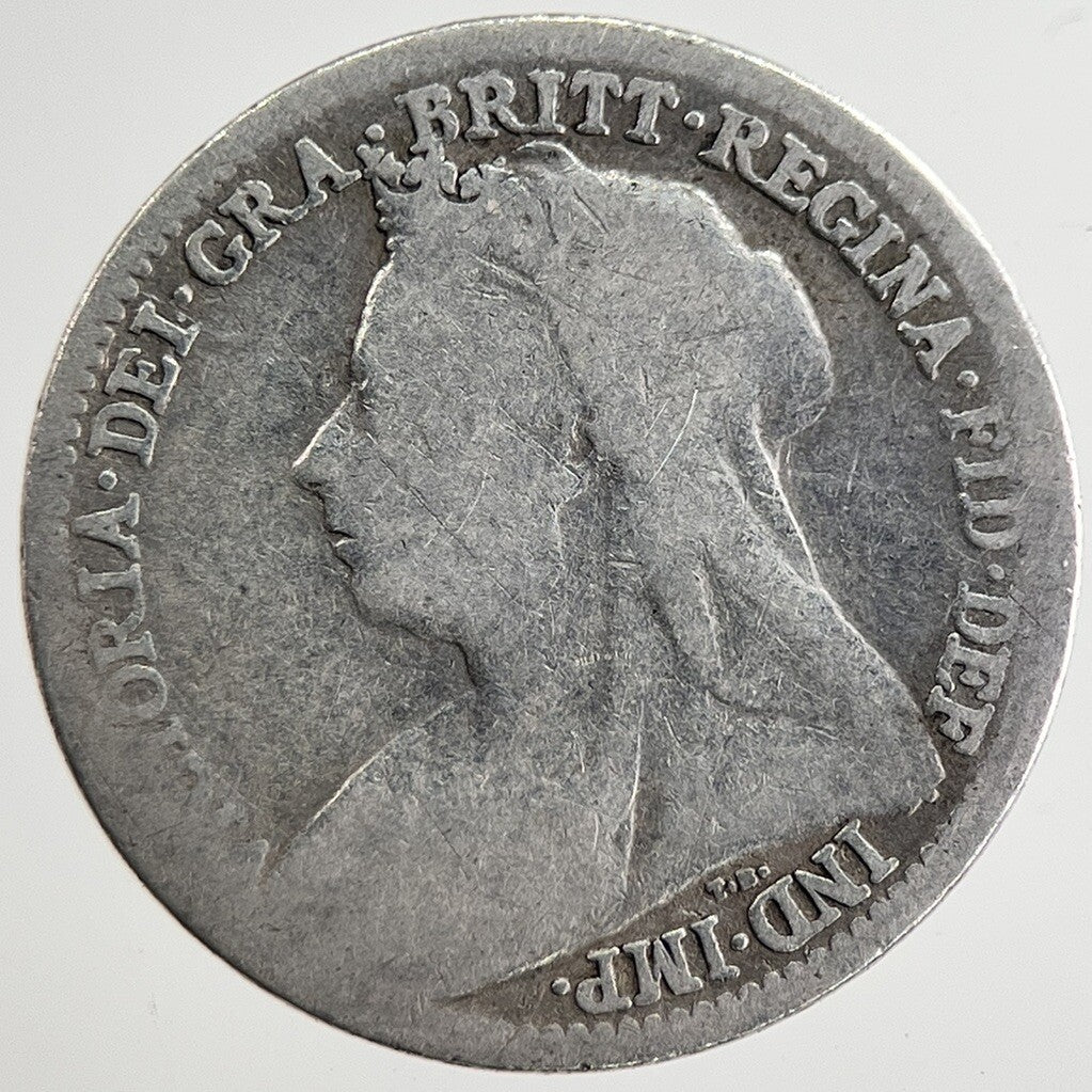 1899 Victoria Threepence Silver Coin | Collectable Grade | a8831