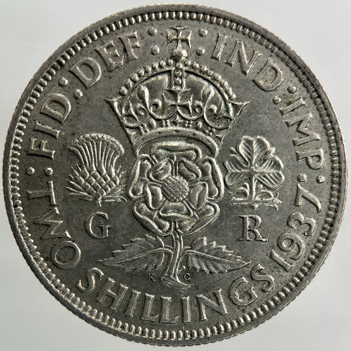 1937 George VI Florin Silver Coin | Fine Collectable Grade