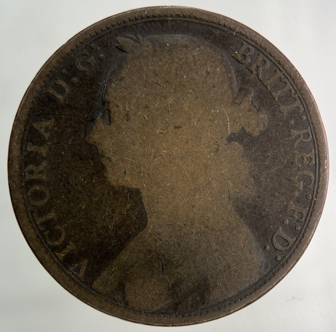 1889 Victoria One Penny Coin | Collectable Grade
