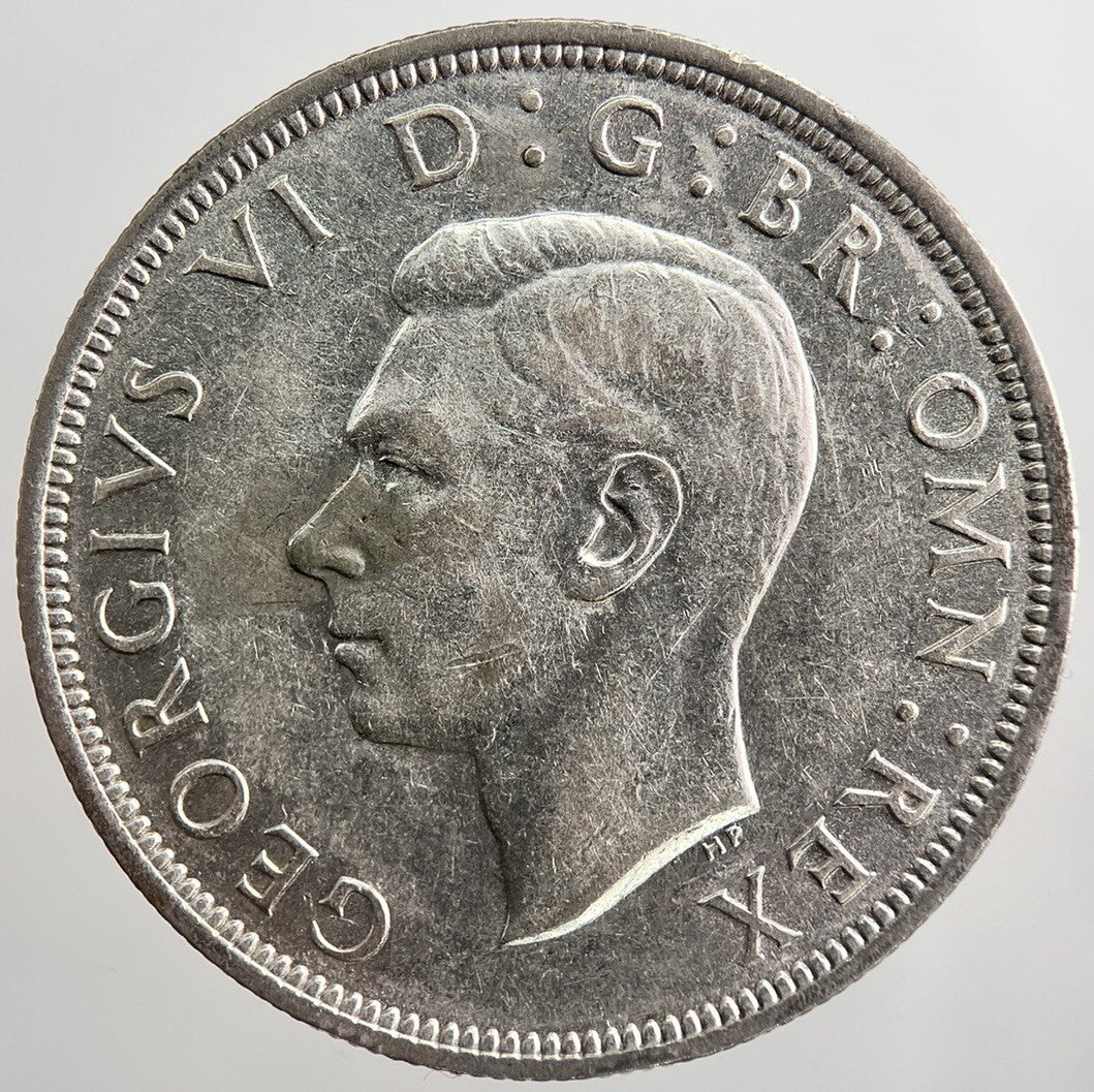 1939 George VI Half - Crown Silver Coin | Fine Collectable Grade | a524