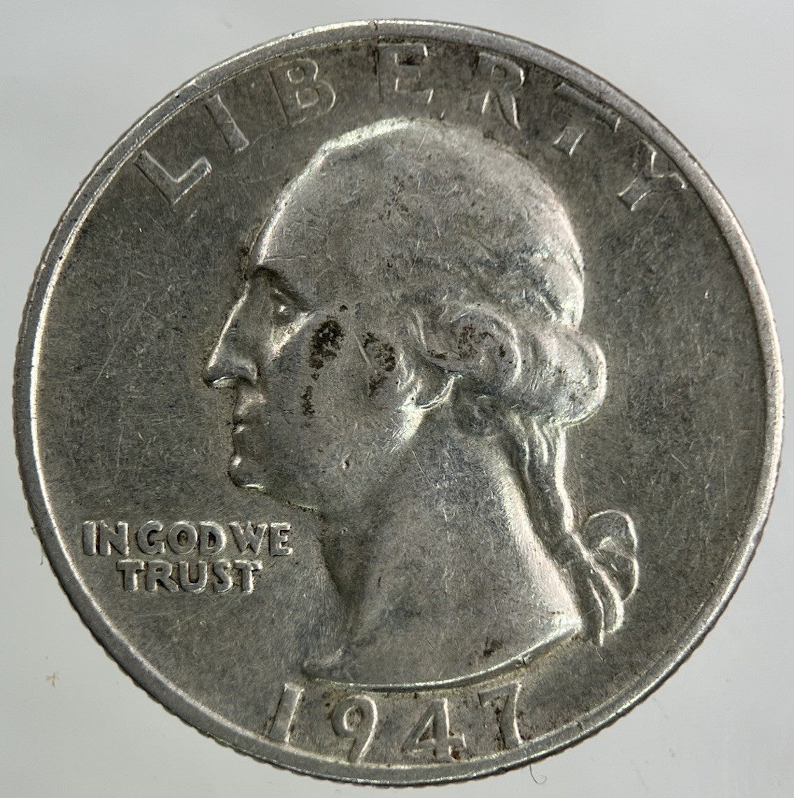 1947 - S US USA Quarter Dollar Silver Coin | Fine Collectable Grade