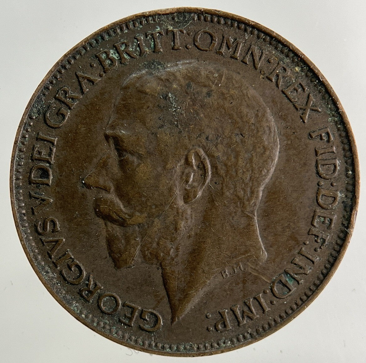 1924 George V Farthing Coin | Fine Collectable Grade