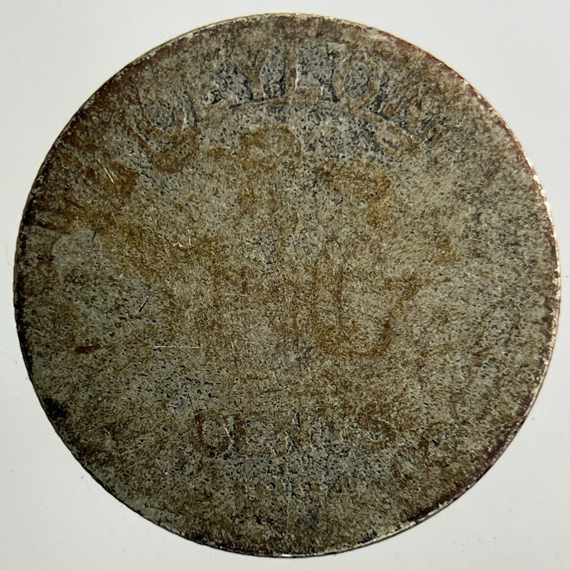 Ceylon 10 Cents Silver Coin | Fair Grade