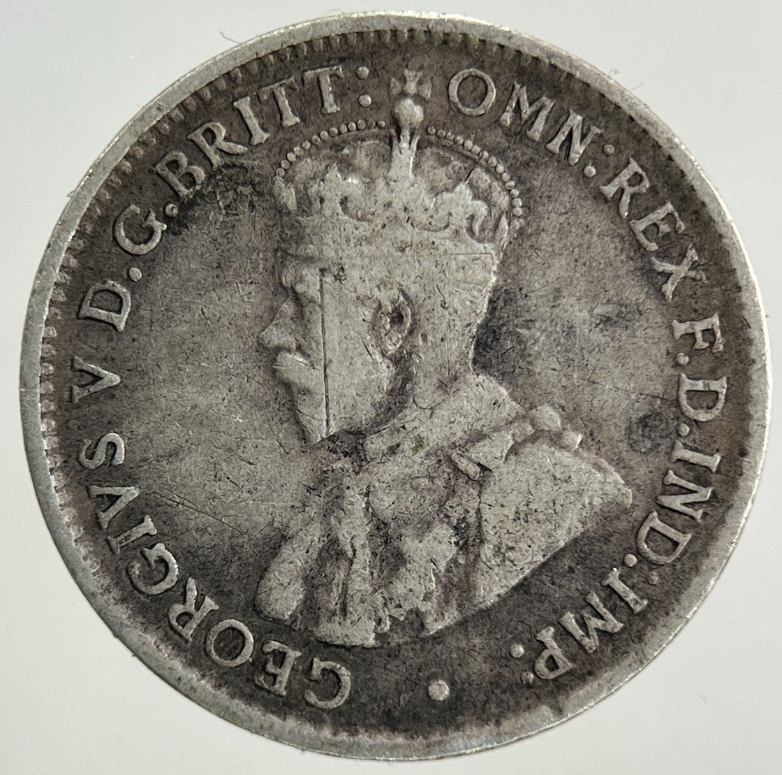 1919 - M Australia Threepence Silver Coin | Fine Collectable Grade