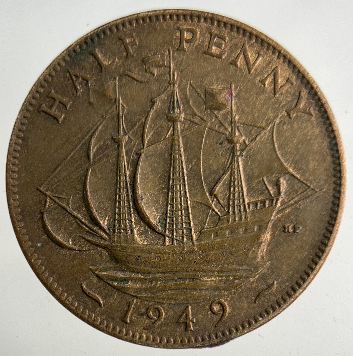 1949 George VI Half - Penny Coin | Fine Collectable Grade