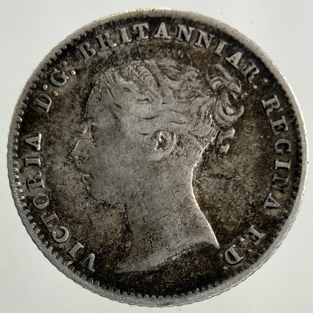 1844 Victoria Groat Four - Pence Silver Coin | Very High Grade