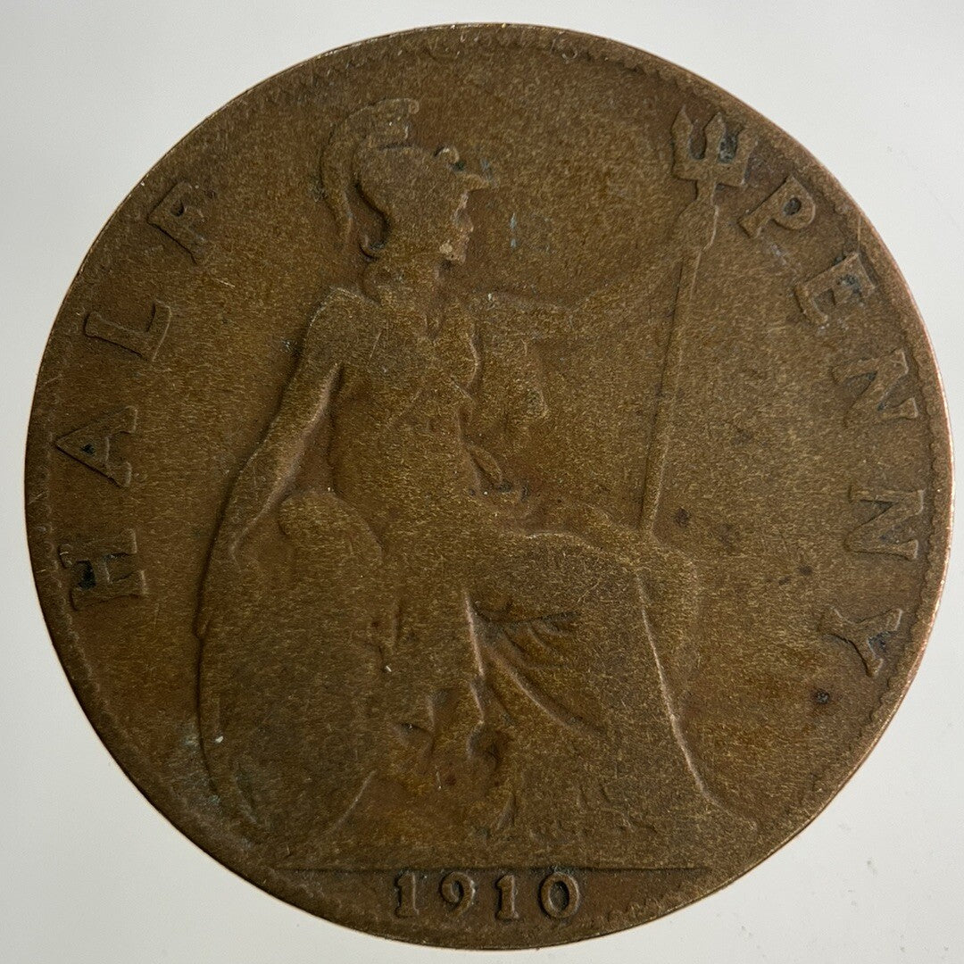 1910 Edward VII Half - Penny Coin | Collectable Grade