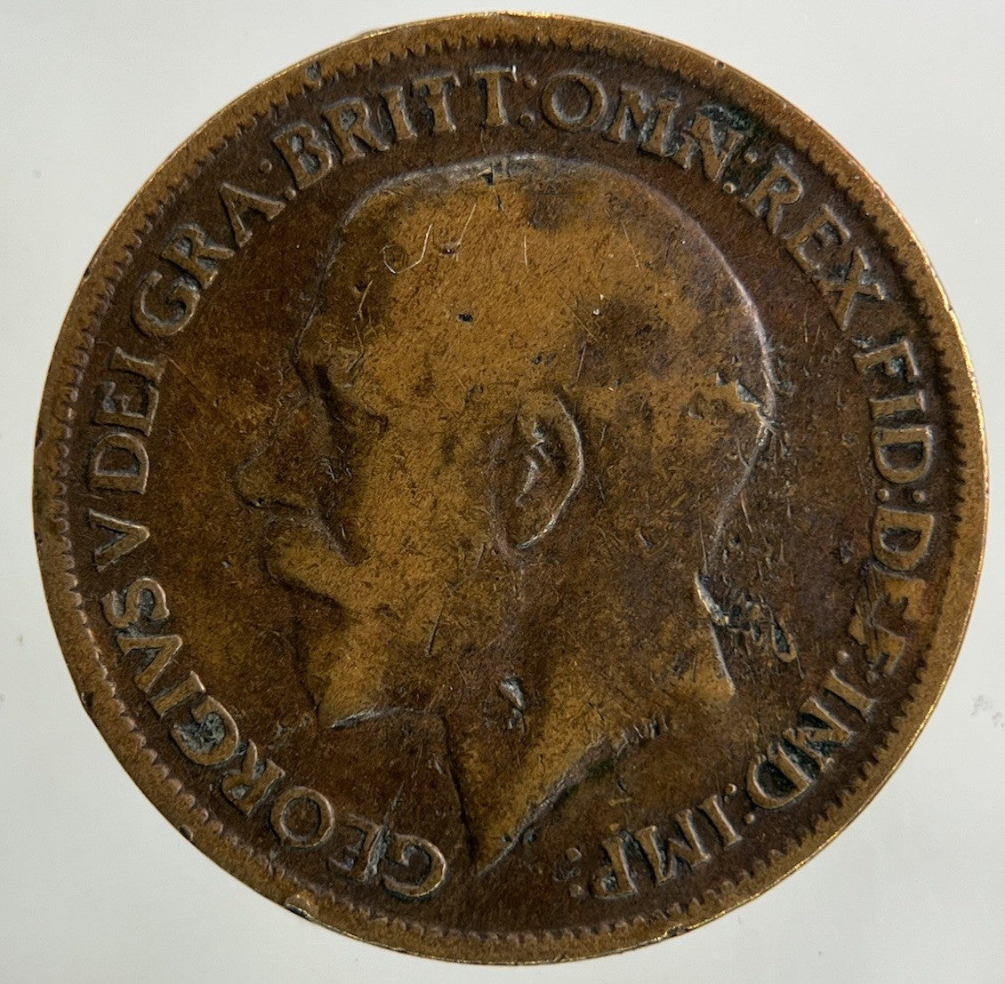 1918 George V Farthing Coin | Collectable Grade