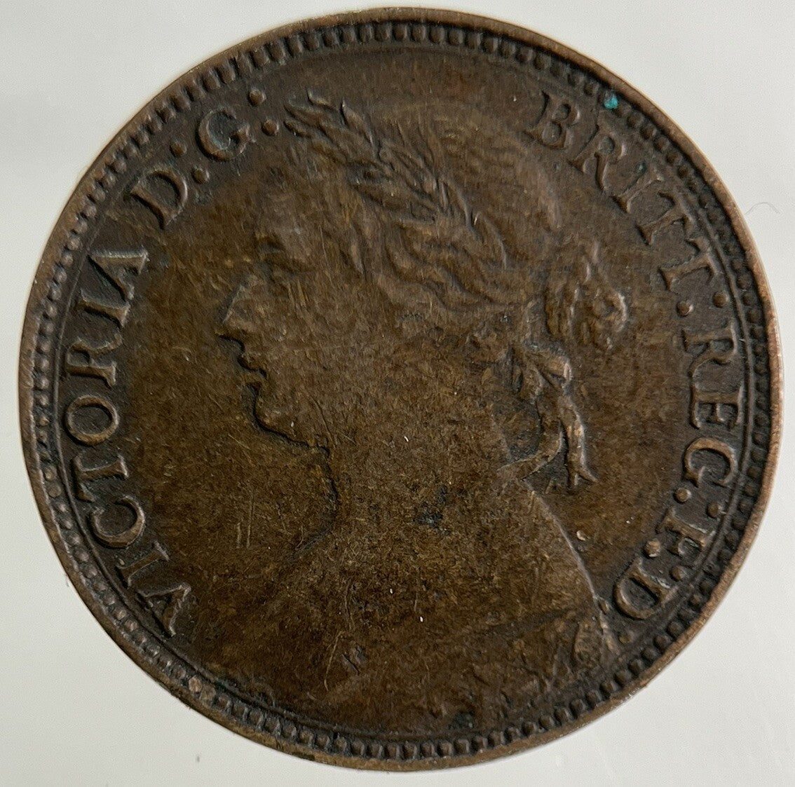 1874 - H Victoria Farthing Coin | Fine Collectable Grade