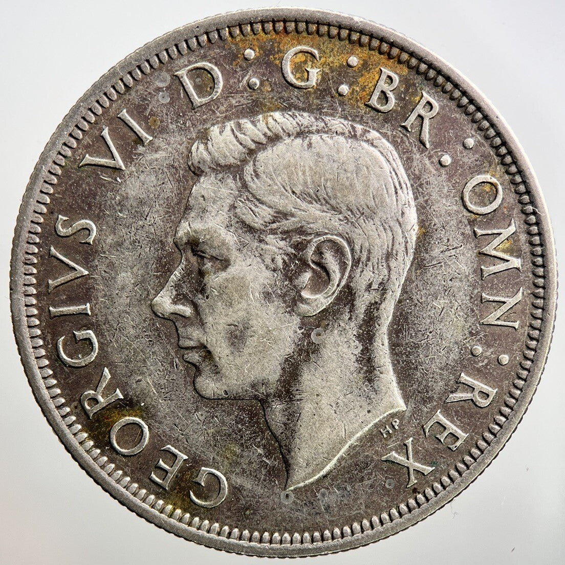 1944 George VI Half - Crown Silver Coin | Fine Collectable Grade