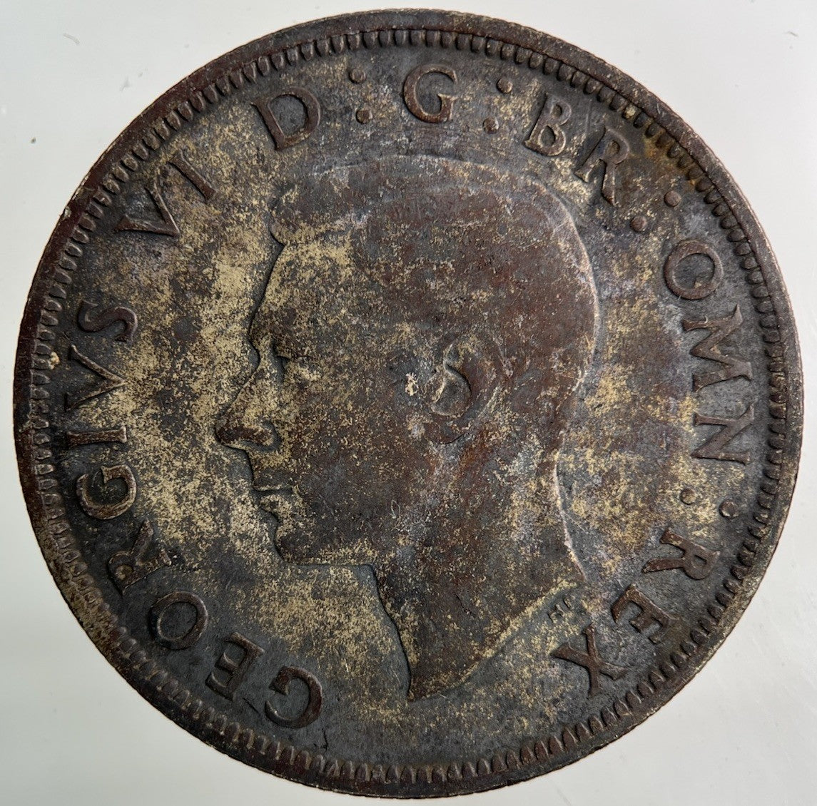 1942 George VI Half - Crown Silver Coin | Fine Collectable Grade