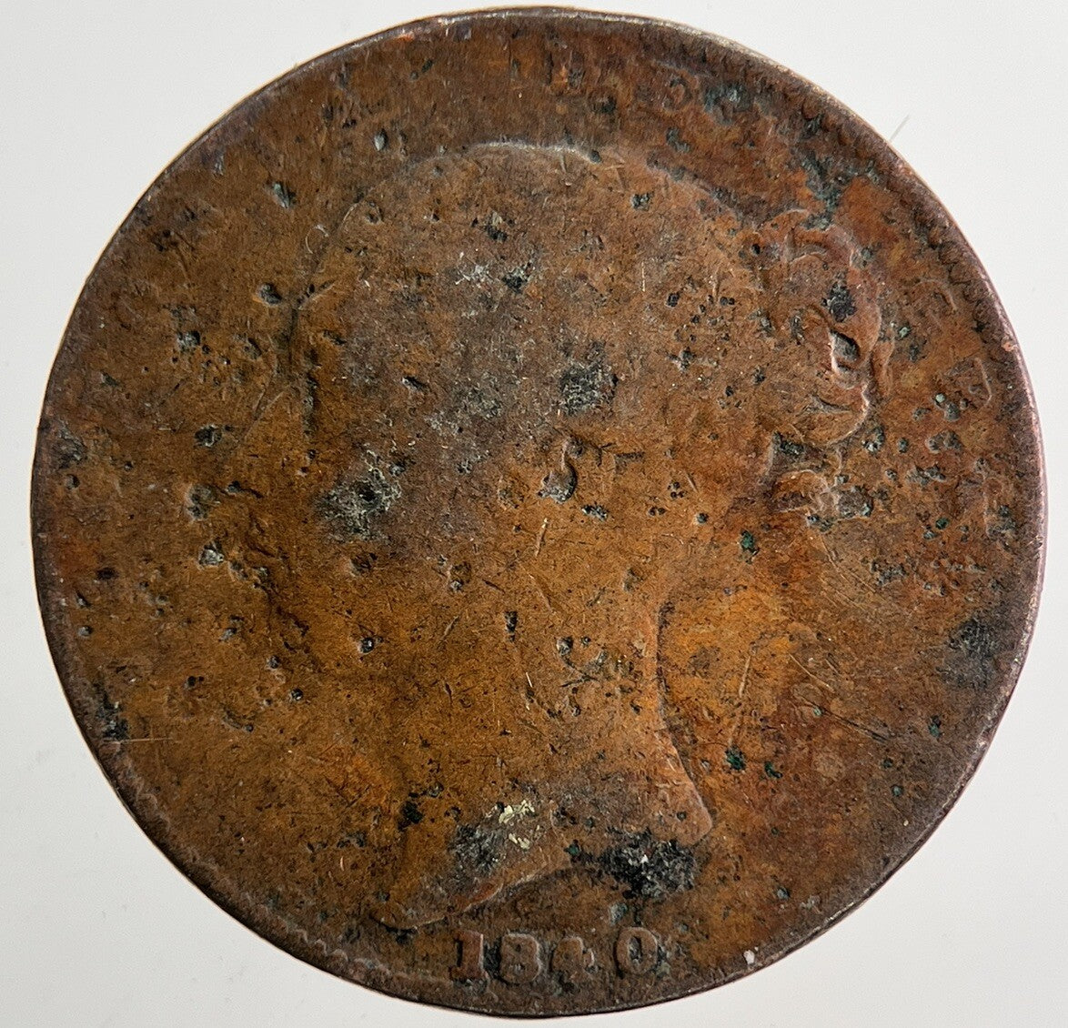 1840 Victoria Farthing Coin | Collectable Grade | a9095