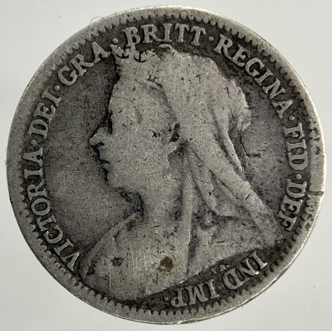 1898 Victoria Threepence Silver Coin | Collectable Grade