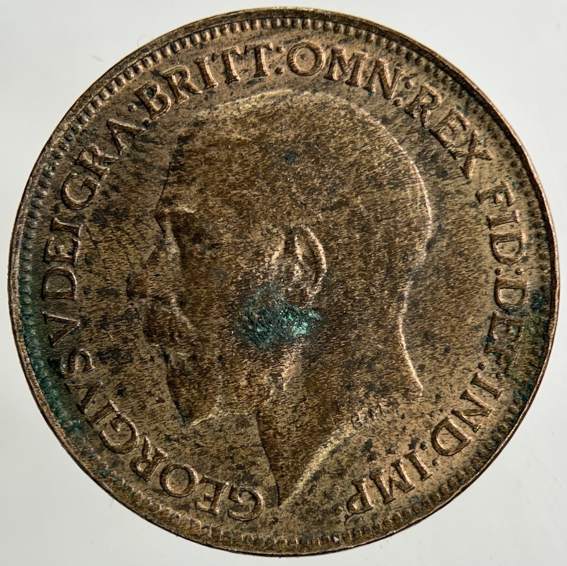 1918 George V Farthing Coin | Fine Collectable Grade