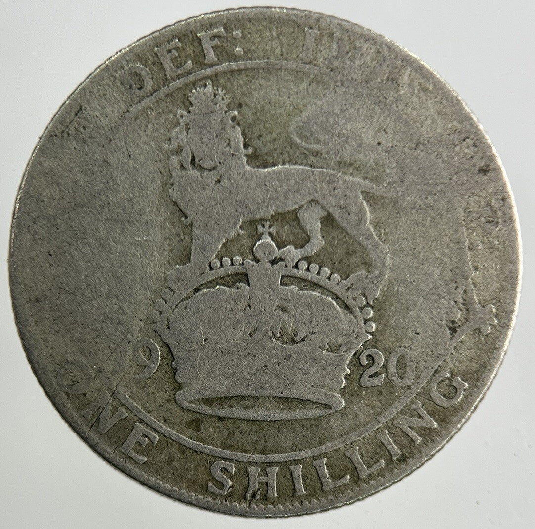 1920 George V Shilling Silver Coin | Fair Grade