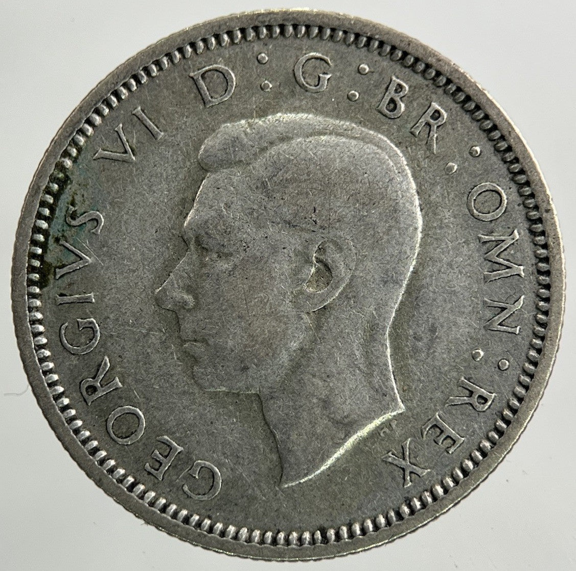 1939 George VI Sixpence Silver Coin | Fine Collectable Grade