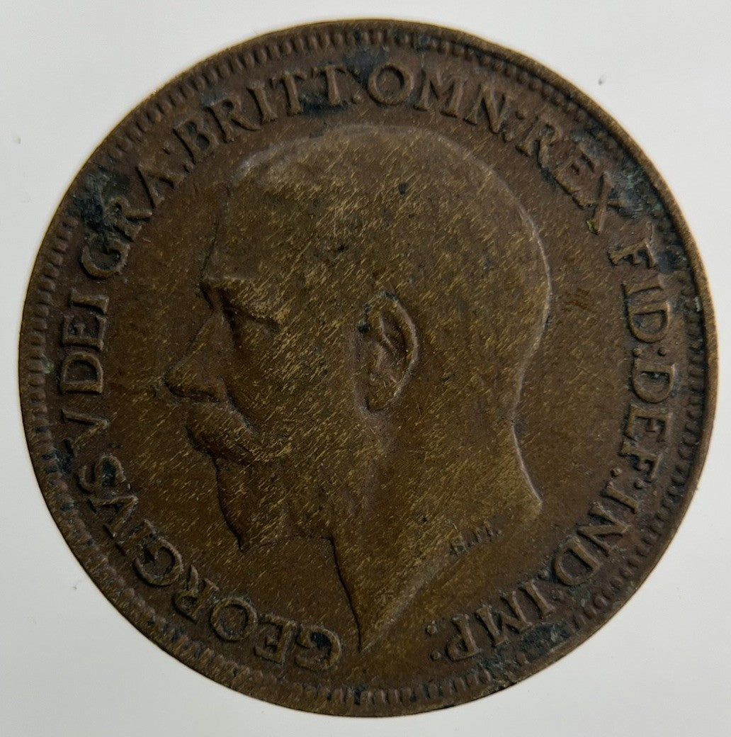 1921 George V Farthing Coin | Collectable Grade