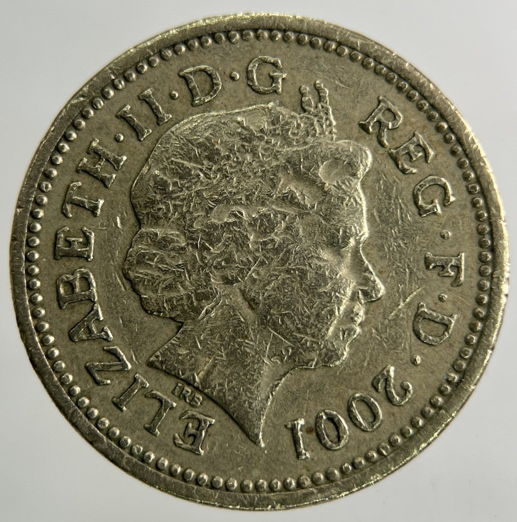 2001 Elizabeth II 2nd One Pound £1 Coin | Collectable Grade