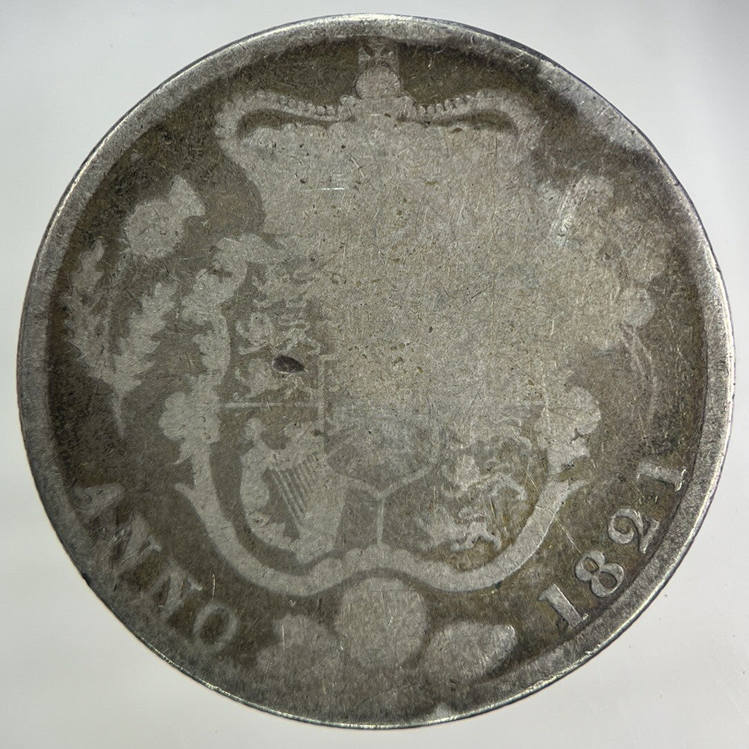 1821 George IV Half - Crown Silver Coin | Collectable Grade