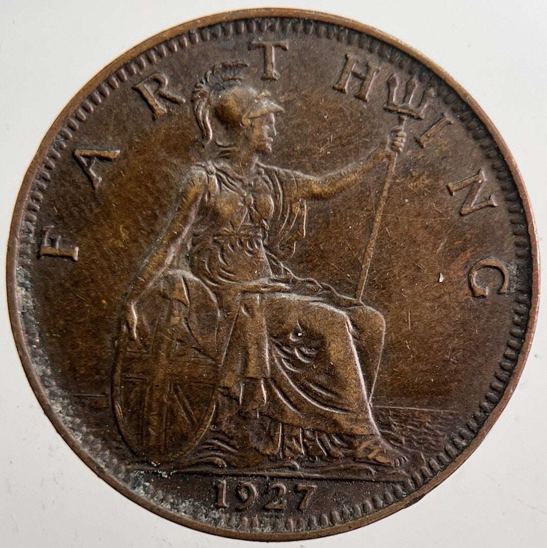 1926 George V Farthing Coin | Very High Grade | a7384