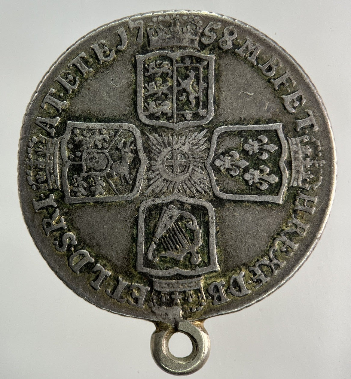 1758 George II 2nd Shilling Silver Coin | Very High Grade