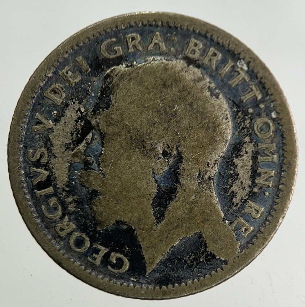 1925 George V Sixpence Silver Coin | Fair Grade