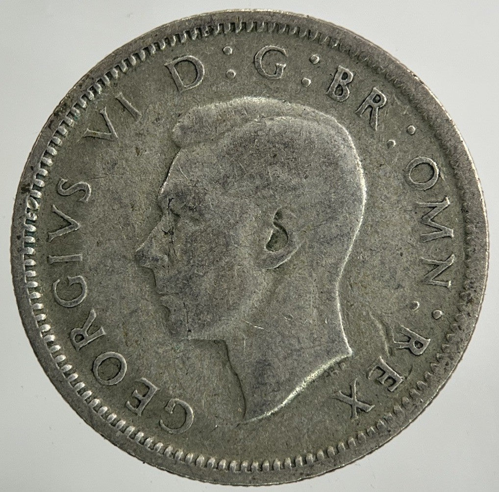 1945 George VI Sixpence Silver Coin | Collectable Grade
