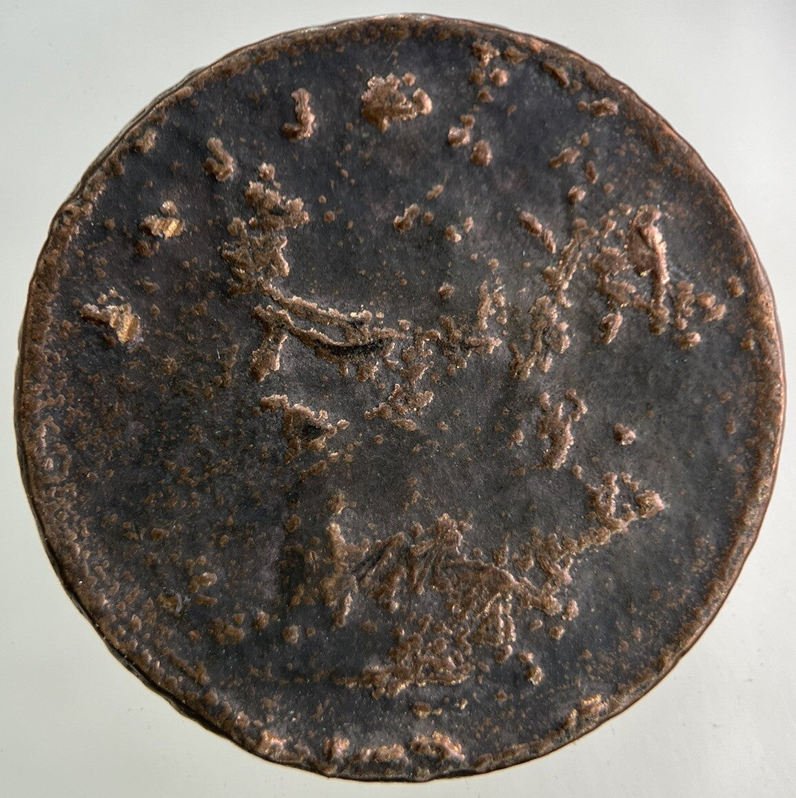 British George III 3rd Half - Penny Coin | Worn Grade