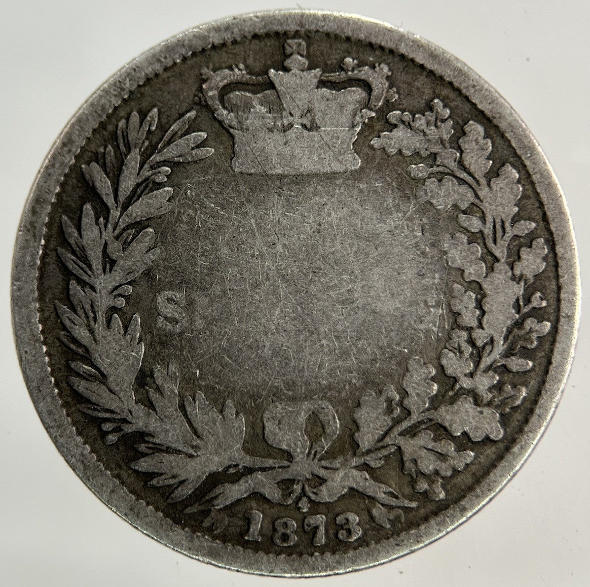 1873 Victoria Shilling Silver Coin | Collectable Grade