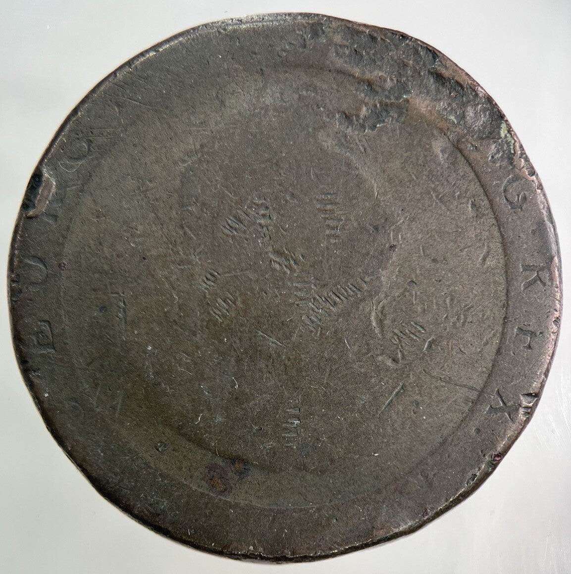1797 George III 3rd Cartwheel One Penny Coin | Fair Grade