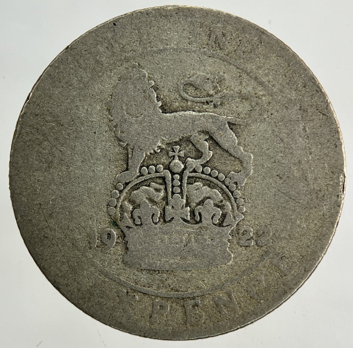 1922 George V Sixpence Silver Coin | Fair Grade