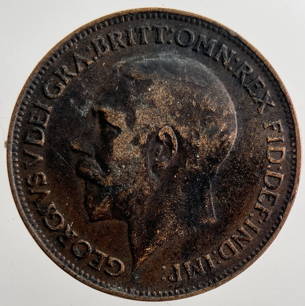 1928 George V Farthing Coin | Collectable Grade | a7383
