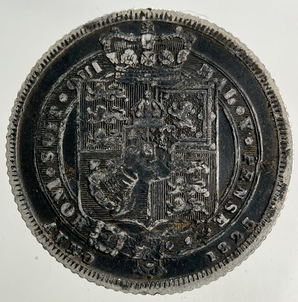 1825 George IV Sixpence Silver Coin | Fine Collectable Grade