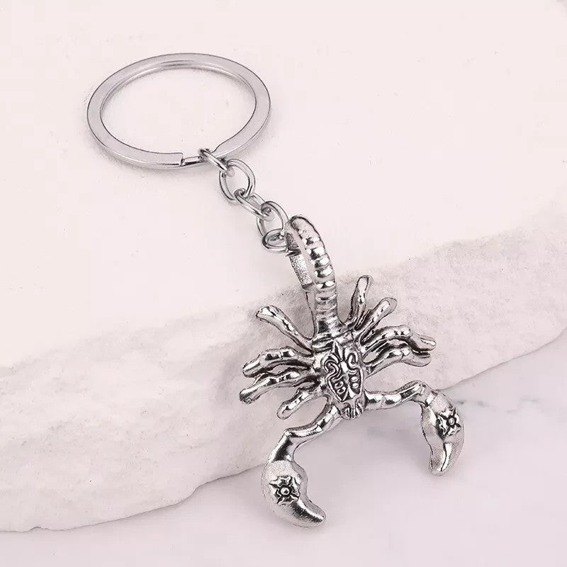 Mini Metal Scorpion Insect Charm Keyring Keychain Gift UK