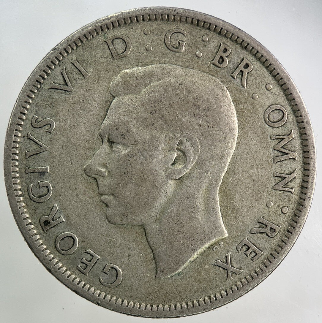 1944 George VI Half - Crown Silver Coin | Fine Collectable Grade