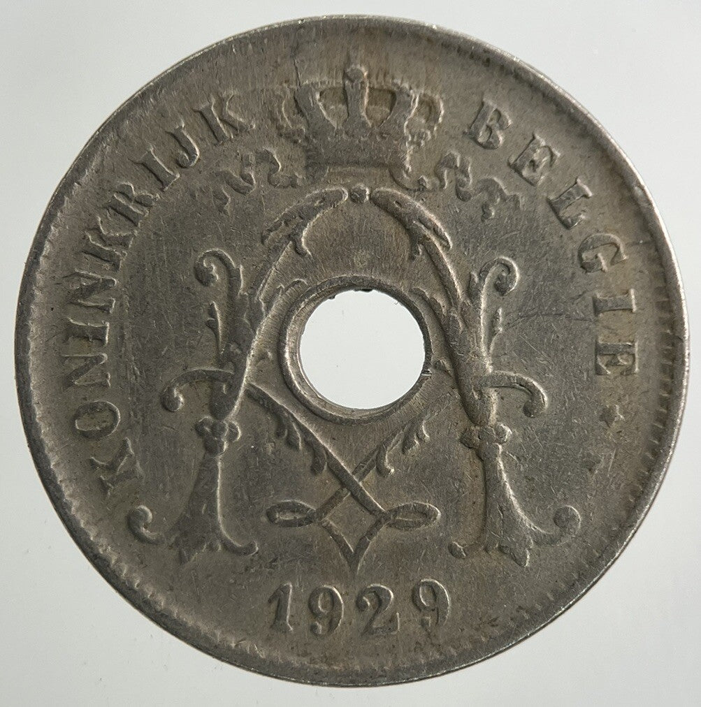 1929 Belgium 10 Centimes Coin | Fine Collectable Grade