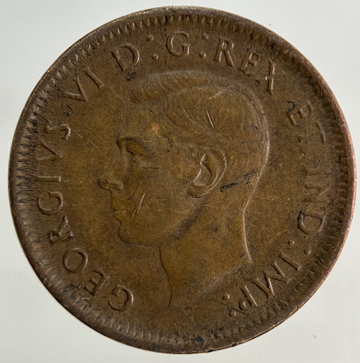 1942 Canada One Cent Coin | Fine Collectable Grade