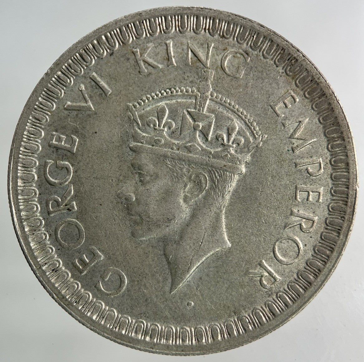 1942 India One Rupee Silver Coin | Fine Collectable Grade