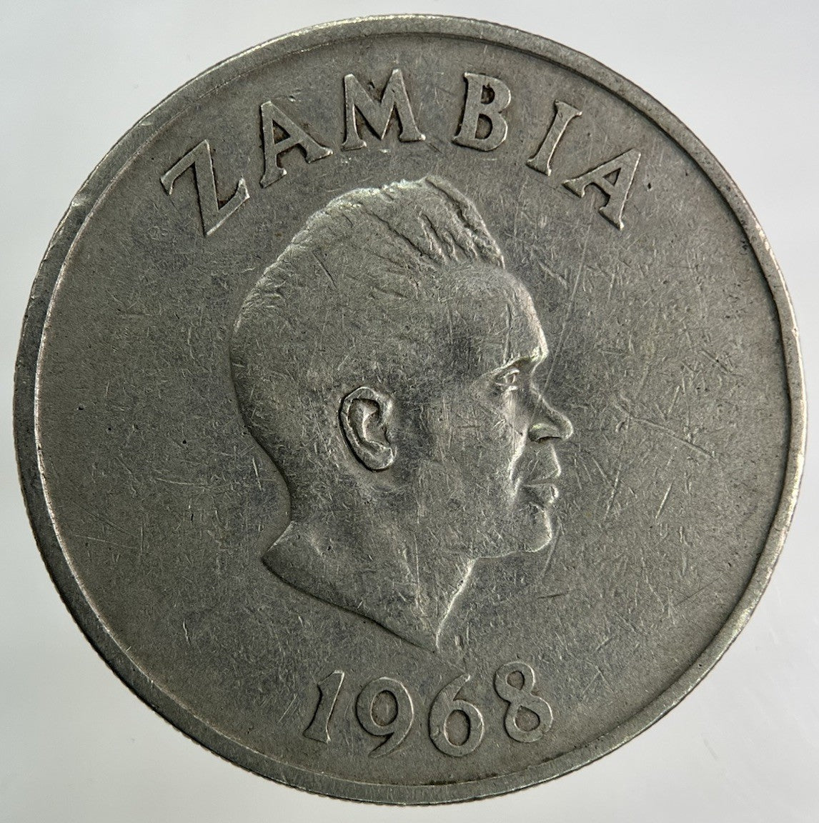 1968 Africa Zambia 20 Ngwee Coin | Collectable Grade