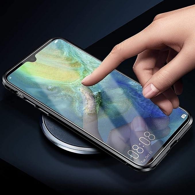 iPhone XS MAX Black 360 Magnetic Tempered Glass Protective Case