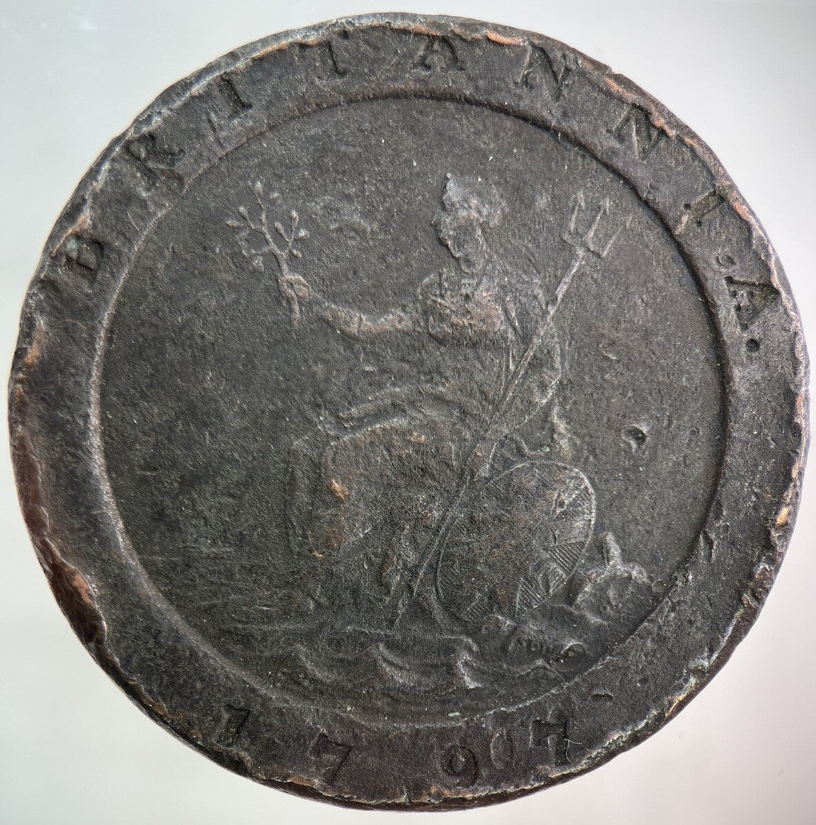 1797 George III 3rd Cartwheel Two - Pence Coin | Fine Collectable Grade