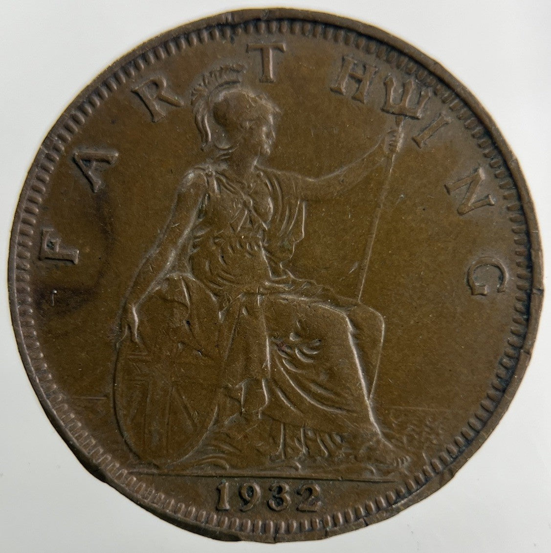 1932 George V Farthing Coin | Fine Collectable Grade